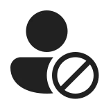 Person Prohibited SVG Icon